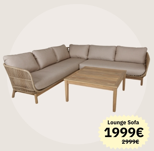 Luna Lounge Rope | Sin Mantenimiento | Gran Diseño | Diseño Escandinavo